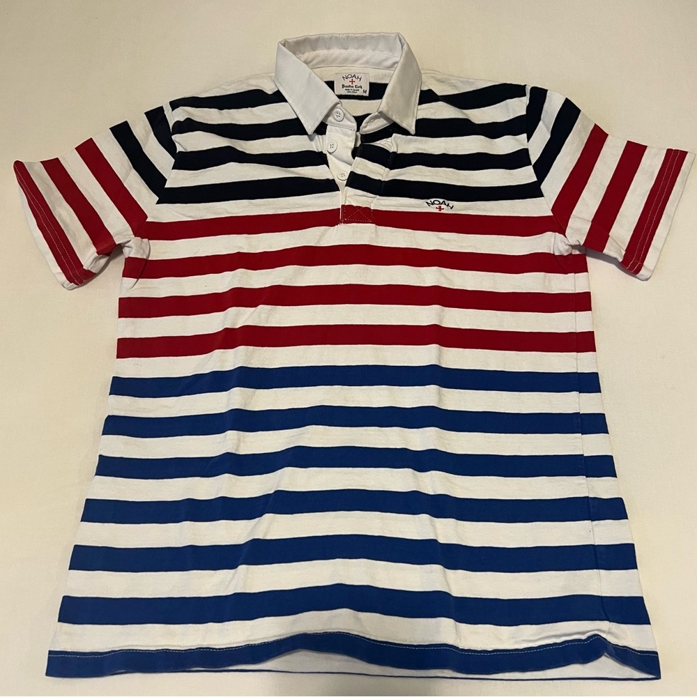 NOAH NYC Shirt in Red, White, and Blue size Medium